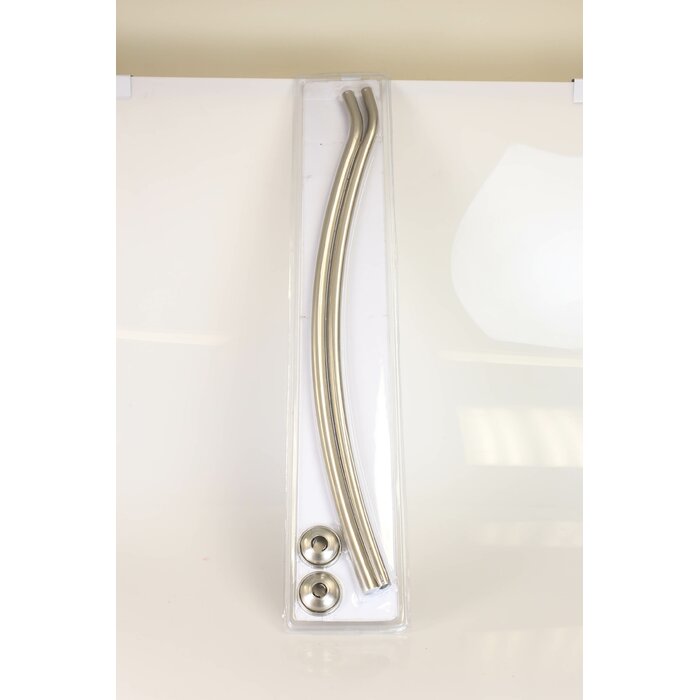 Adjustable Curved Fixed Shower Curtain Rod