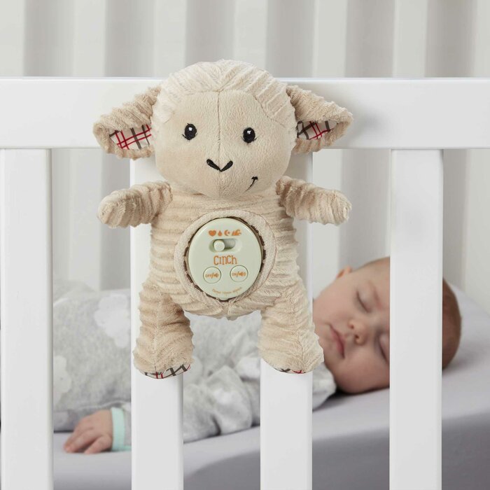 Cinch Plush Mini Lamb Sleep Aid Womb Sound Soother Mobile